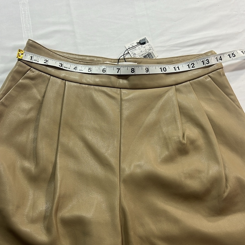 MNG faux leather pants size 4 NWT - Picture 5 of 10